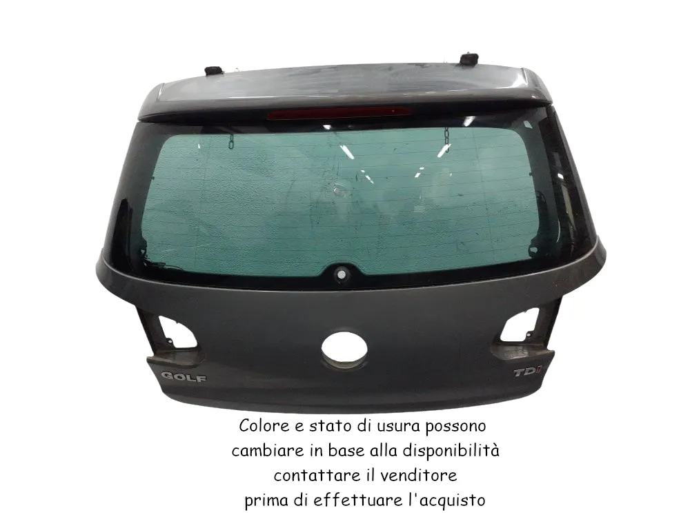 PORTELLONE POSTERIORE COMPLETO con codice 5K6827025J da VOLKSWAGEN Golf 6 Berlina (08>12) 1600 Diesel 77 kW / 105 CV con codice motore CAY/CAYC (2011)