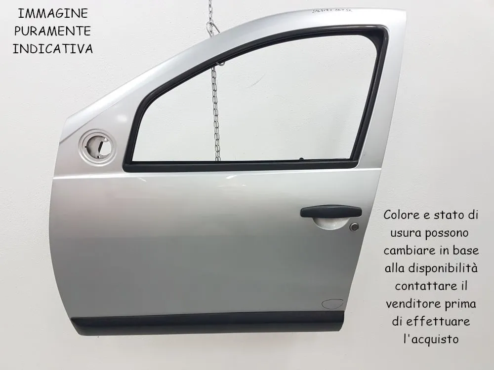PORTIERA ANTERIORE SINISTRA con codice 801011499R da DACIA Sandero 1Â° Serie 1400 Benzina 55 (2010)