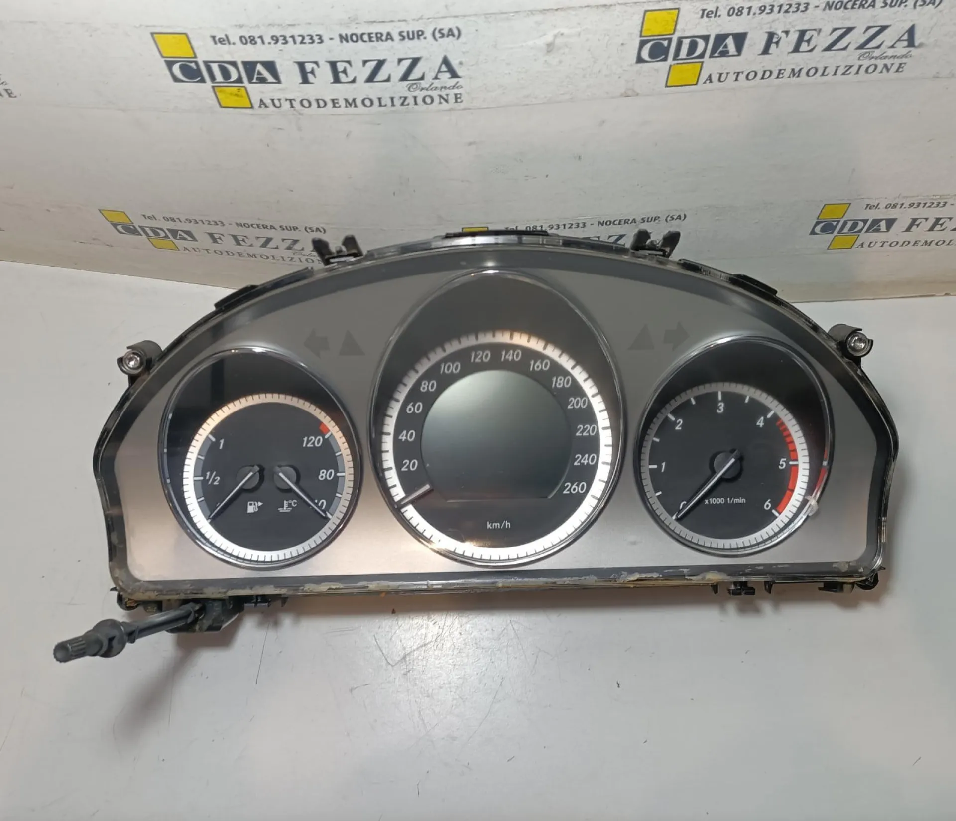 QUADRO STRUMENTI CENTRALE LIVELLI MERCEDES Classe GLK Serie (X204) (08>15) 2200 Diesel 105 kW / 143 CV (2010)