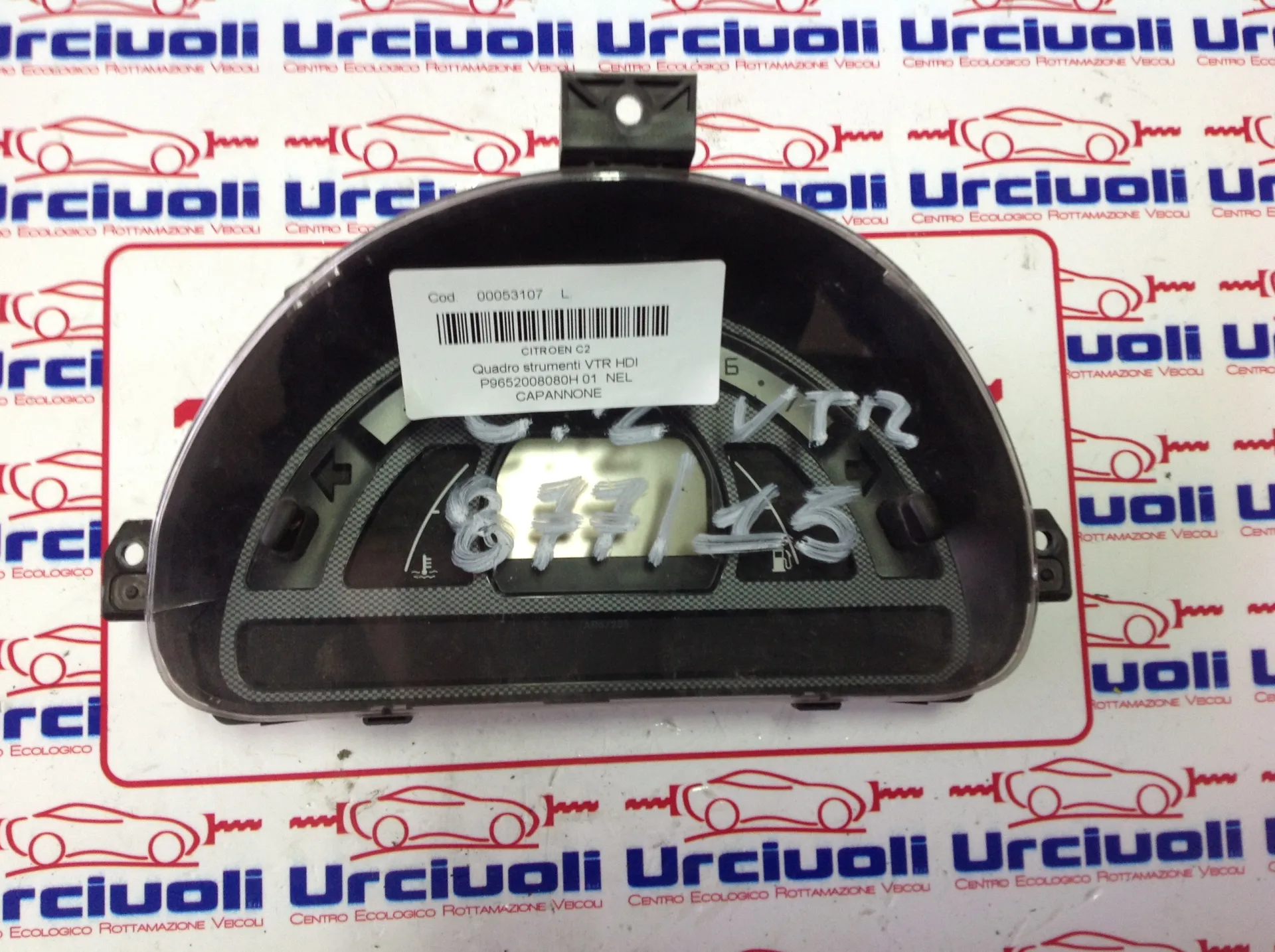 P9652008080H01 SAGEM 21675596-8 QUADRO STRUMENTI CITROEN C2 1Â° Serie 1400 Diesel