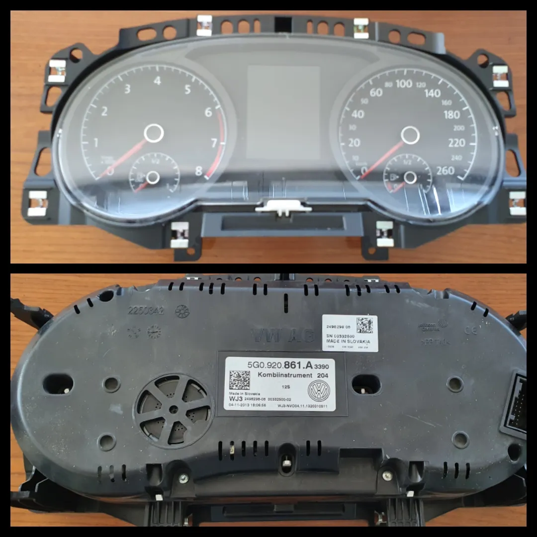 Quadrostrumenti Volkswagen Golf 7 del 2014 1.6 TDI CODICE RICAMBIO : 5G0920861A
