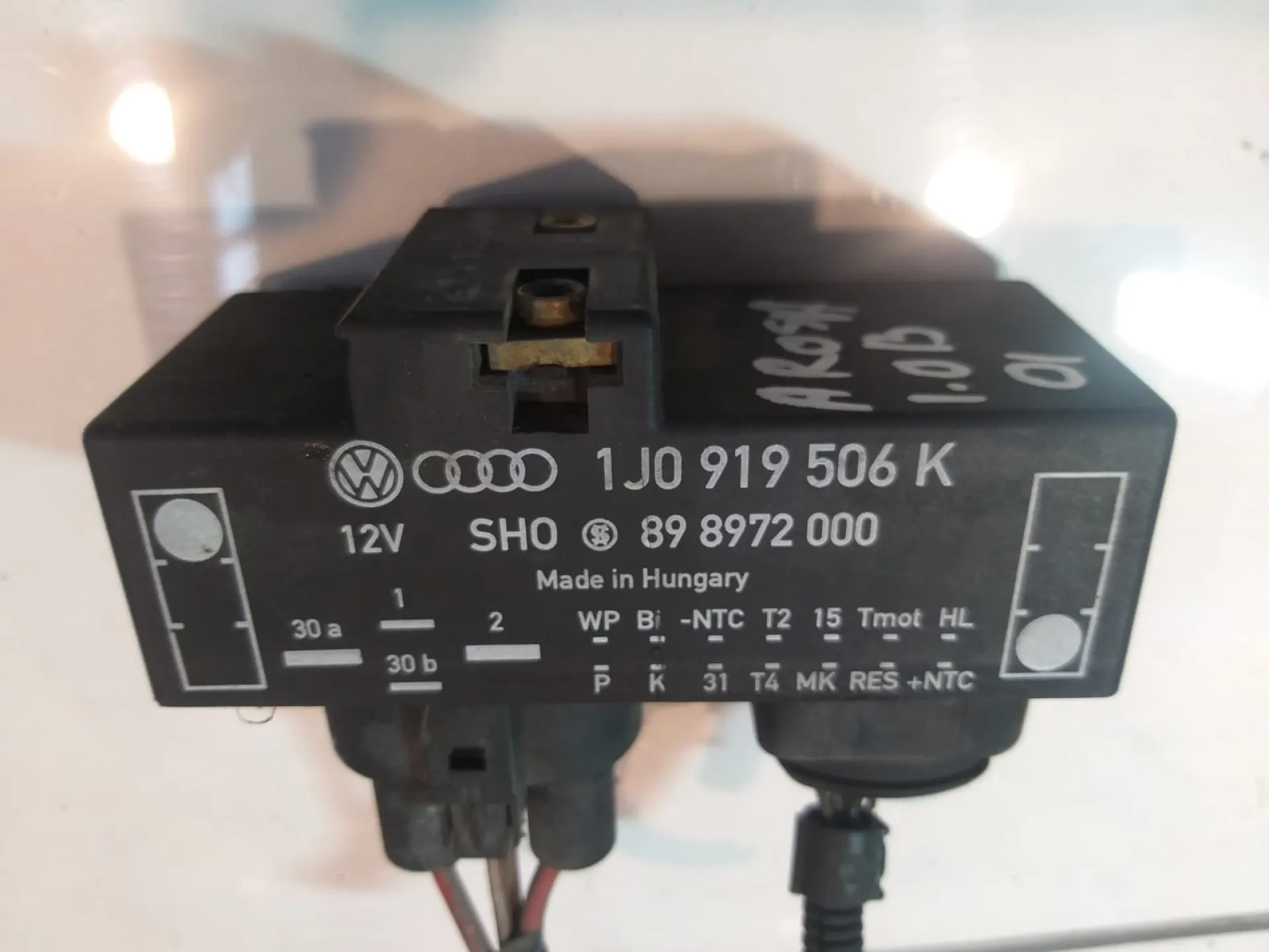 Relè , Postfunzionamento ventola radiatore Seat Arosa del 2001 CODICE RICAMBIO : 1j0 919 506 k