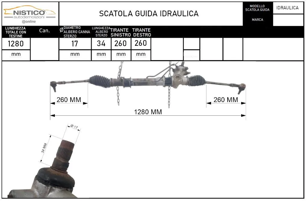SCATOLA DELLO STERZO con codice 4450487406 da DAIHATSU Terios 1Â° Serie 1300 Benzina 63 con codice motore K3/K3 (2003)