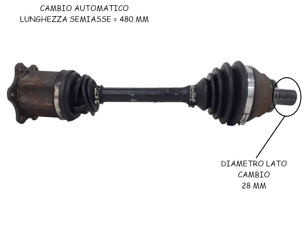 SEMIASSE ANTERIORE SINISTRO con codice 1K0407271LG da VOLKSWAGEN Golf 5 Berlina (03>08) 2000 Diesel 103 con codice motore BKD/BKD (2007)