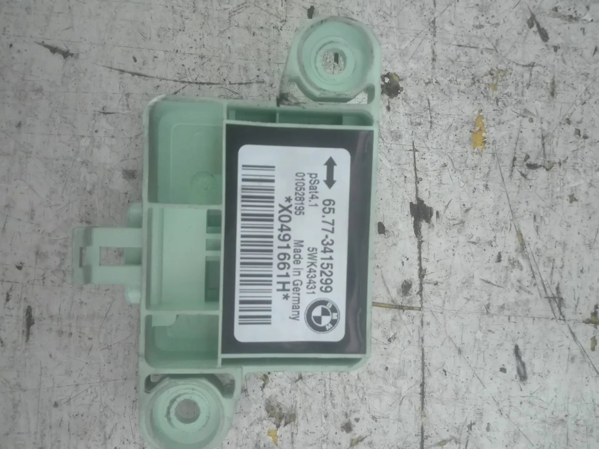 X0491661H / 65773415299 SENSORE AIRBAG BMW X3 1Â° Serie 2000 Diesel (2005)
