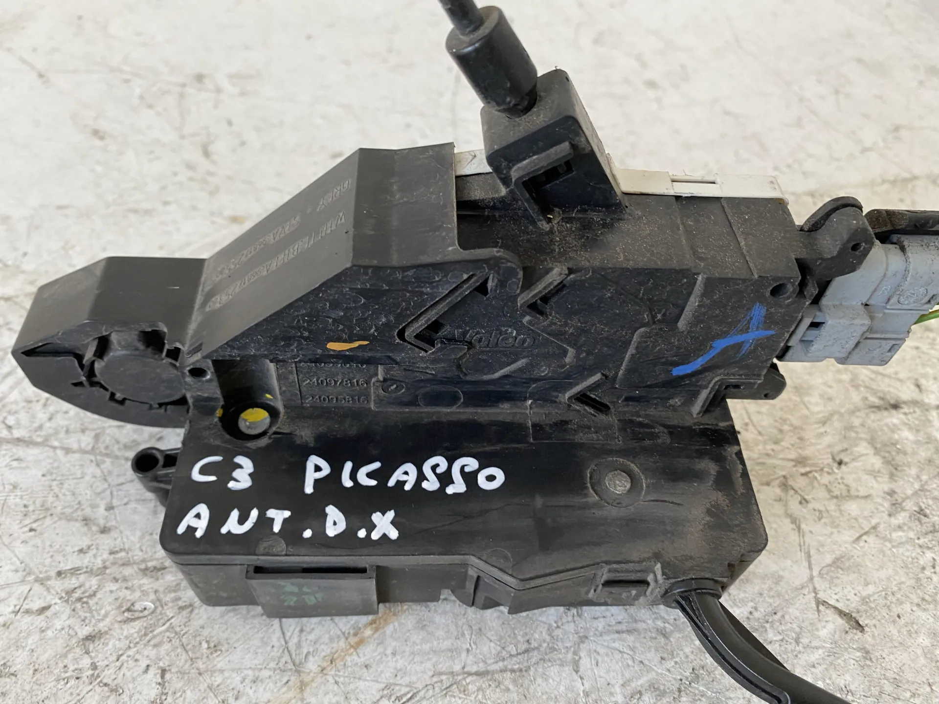 SERRATURA ANTERIORE DESTRA CITROEN C3 Picasso (08>) Diesel (2016)