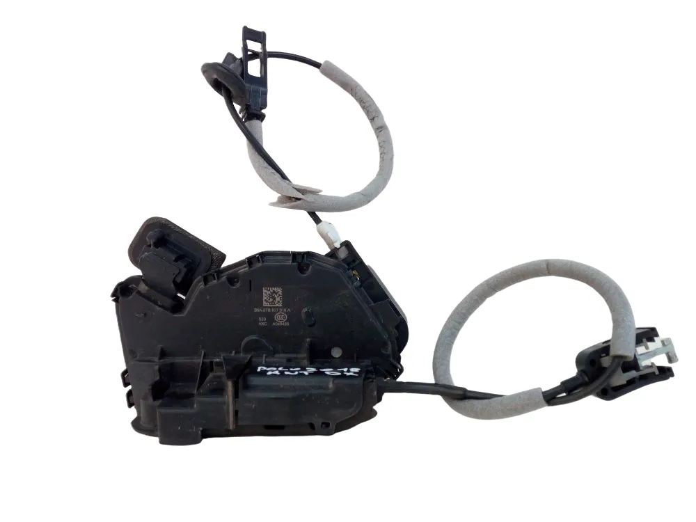 SERRATURA ANTERIORE DESTRA con codice 5TB837016A da VOLKSWAGEN Polo 6Â° Serie 1600 Diesel 59 con codice motore DGT/DGT (2019)
