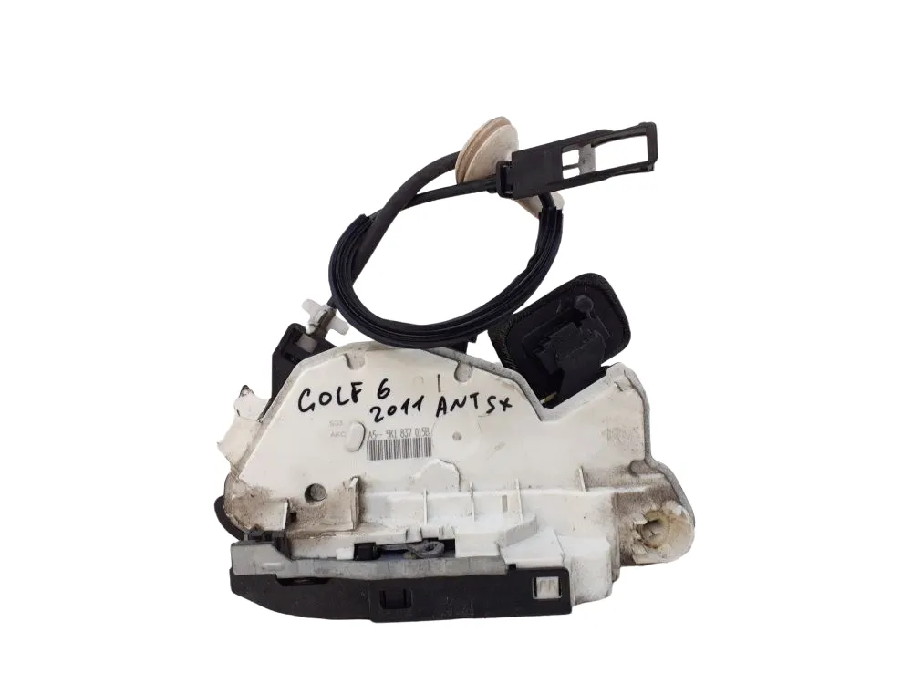 SERRATURA ANTERIORE SINISTRA con codice 5K1837015B da VOLKSWAGEN Golf 6 Berlina (08>12) 1600 Diesel 77 kW / 105 CV con codice motore CAY/CAYC (2011)
