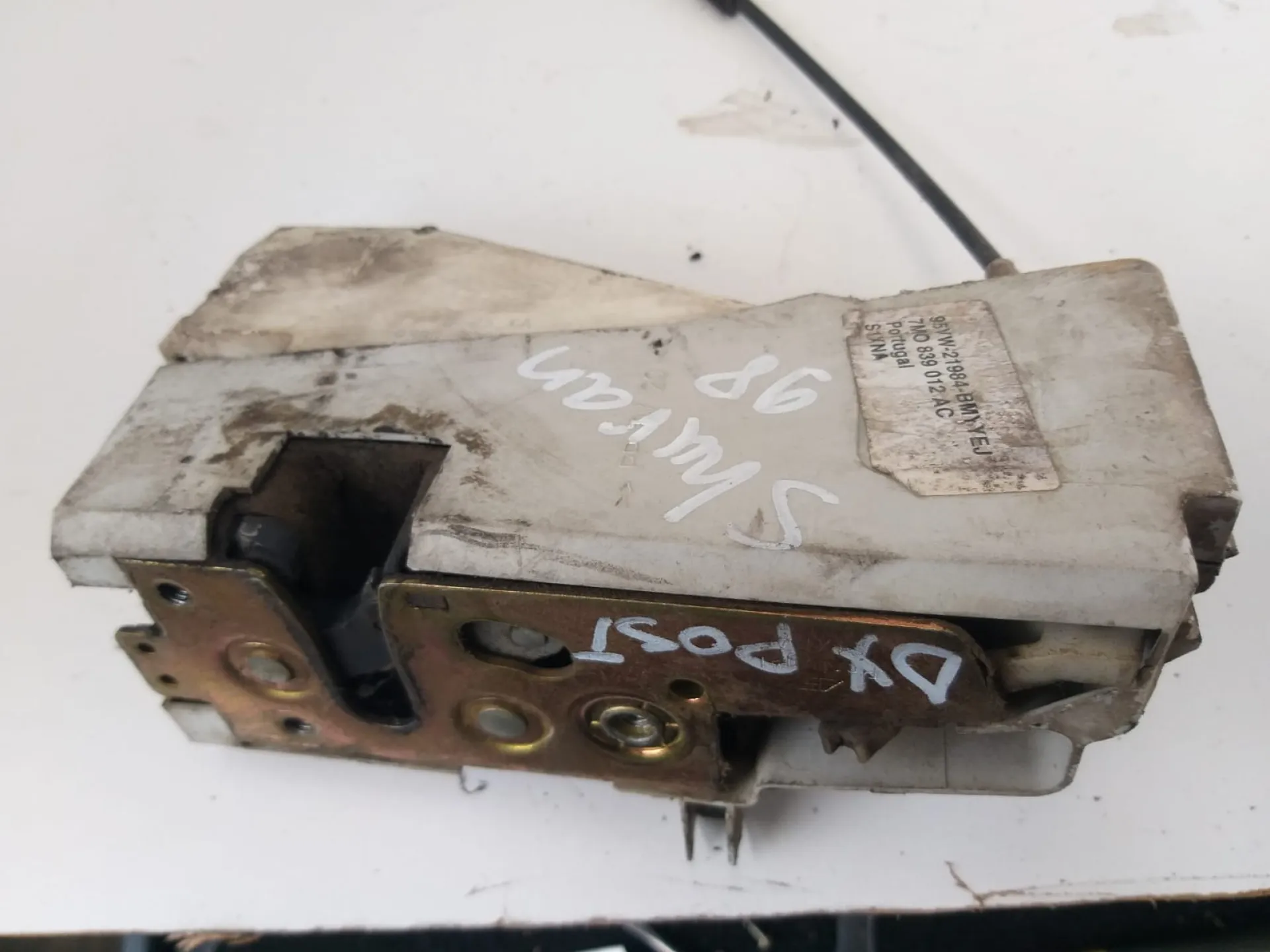 Serratura posteriore destra Volkswagen Sharan del 1998 1.9 Diesel