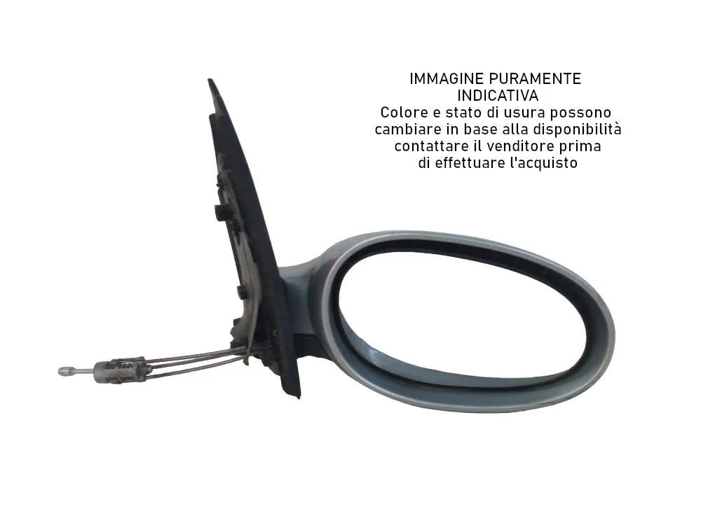 SPECCHIETTO RETROVISORE DESTRO con codice 512V007C49L00 da SMART Fortwo CoupÃ© 2Â° Serie 800 Diesel 30 con codice motore 61/61 (2004)
