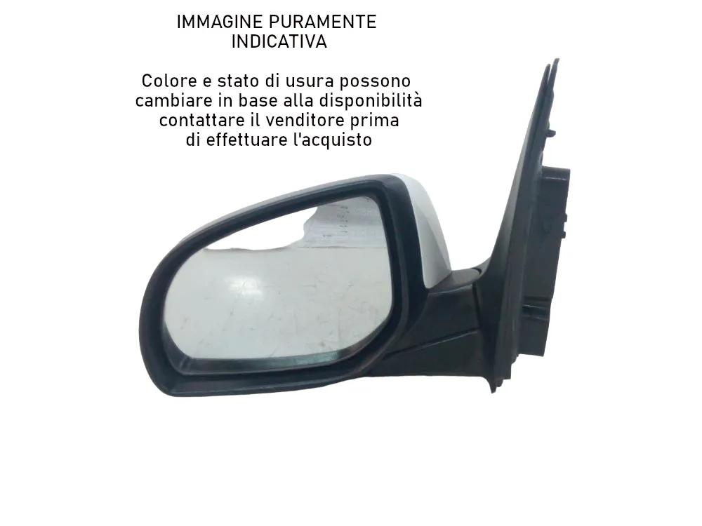 SPECCHIETTO RETROVISORE SINISTRO con codice 876304P210 da HYUNDAI i20 Serie (12>18) 1100 Diesel 55 con codice motore D3FA/D3FA (2013)