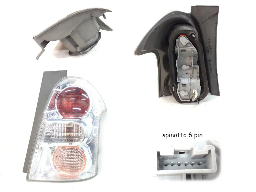 STOP FANALE POSTERIORE DESTRO PASSEGGERO con codice 815510F020 da TOYOTA Corolla Verso 2Â° Serie 2200 Diesel 100 con codice motore 2ADFTV (2006)