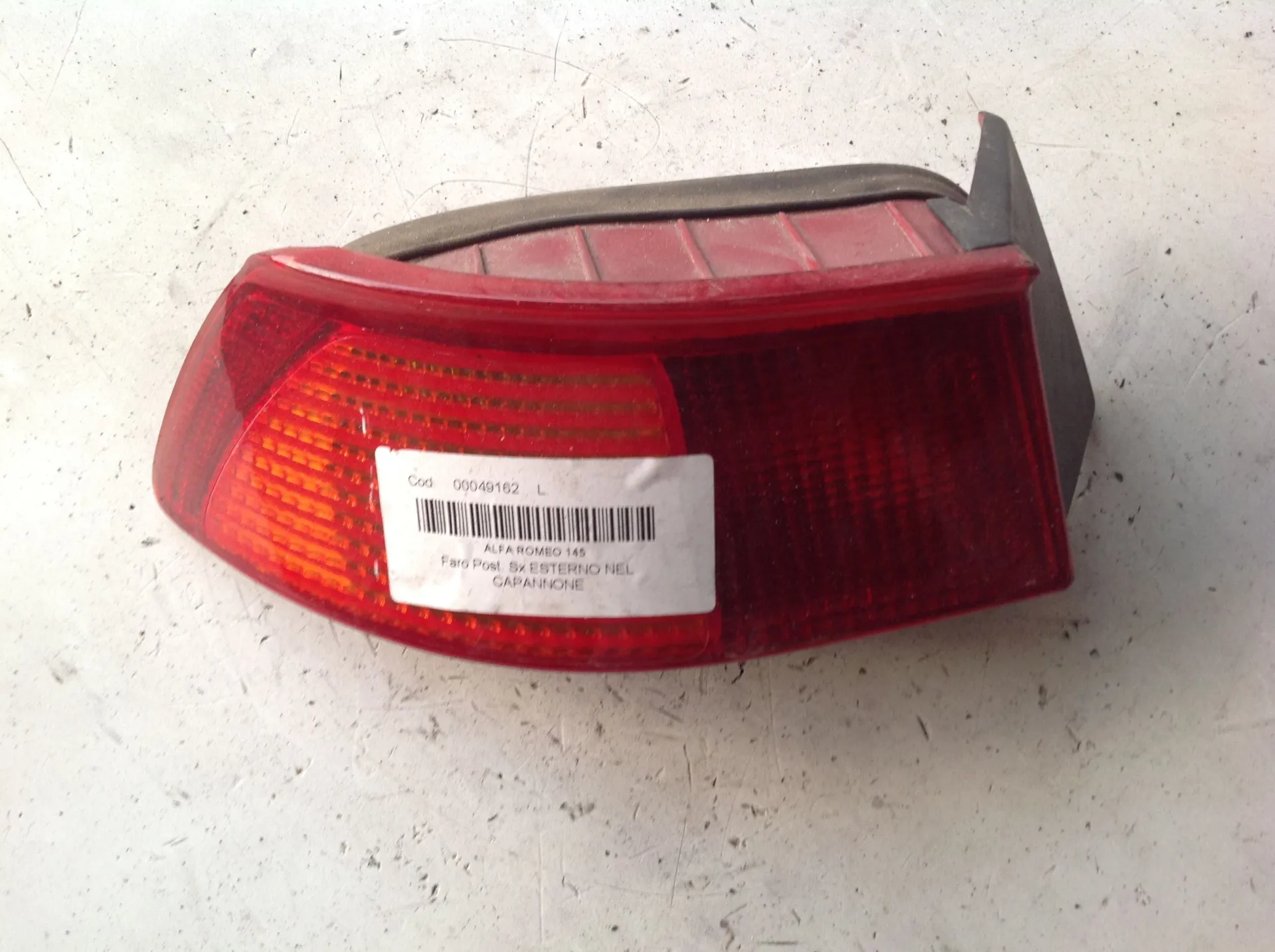 STOP FANALE POSTERIORE SINISTRO LATO GUIDA ALFA ROMEO 145 Serie (930_) (94>99) Benzina