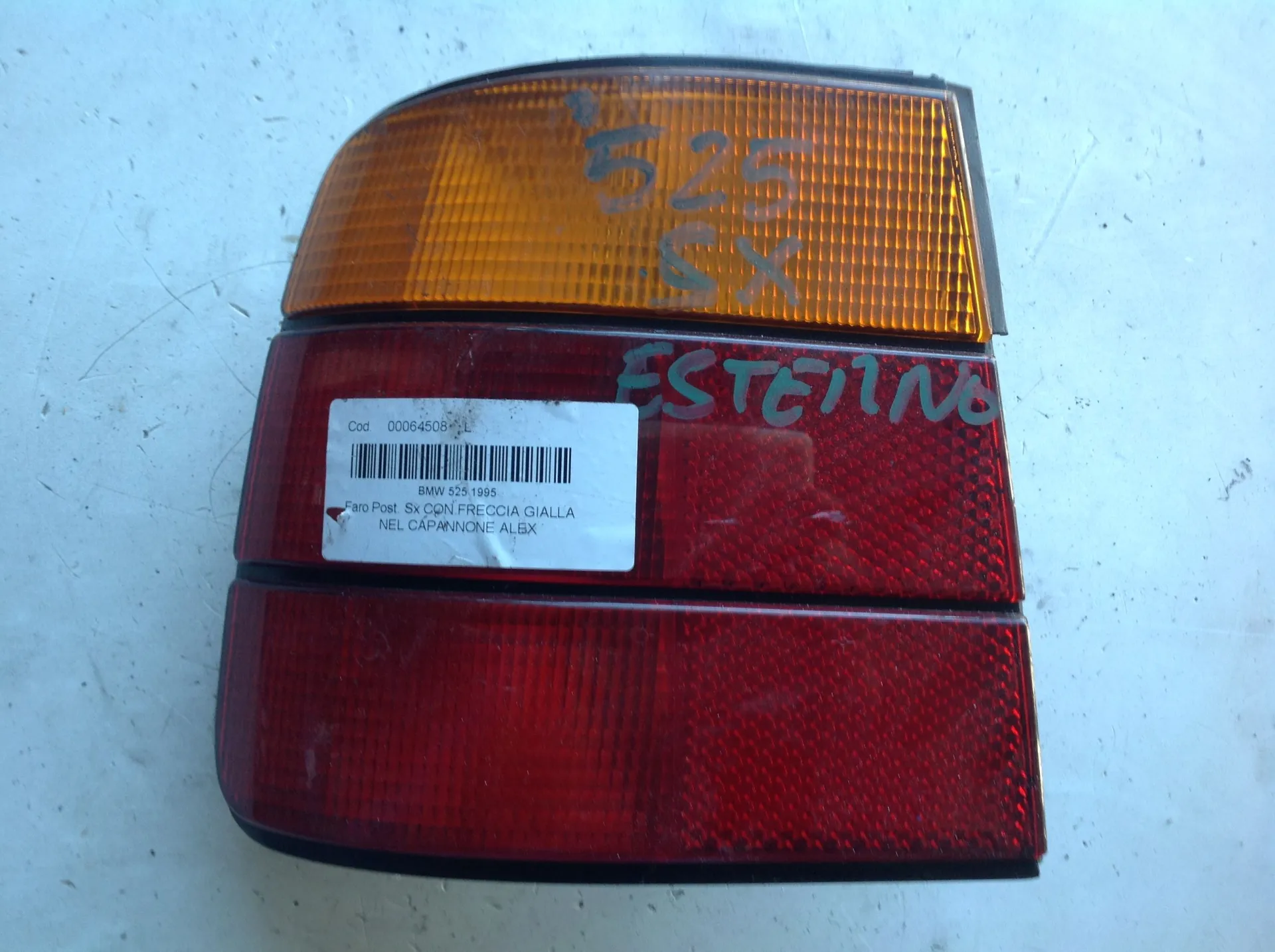 STOP FANALE POSTERIORE SINISTRO LATO GUIDA BMW Serie 5 E34 Berlina Benzina