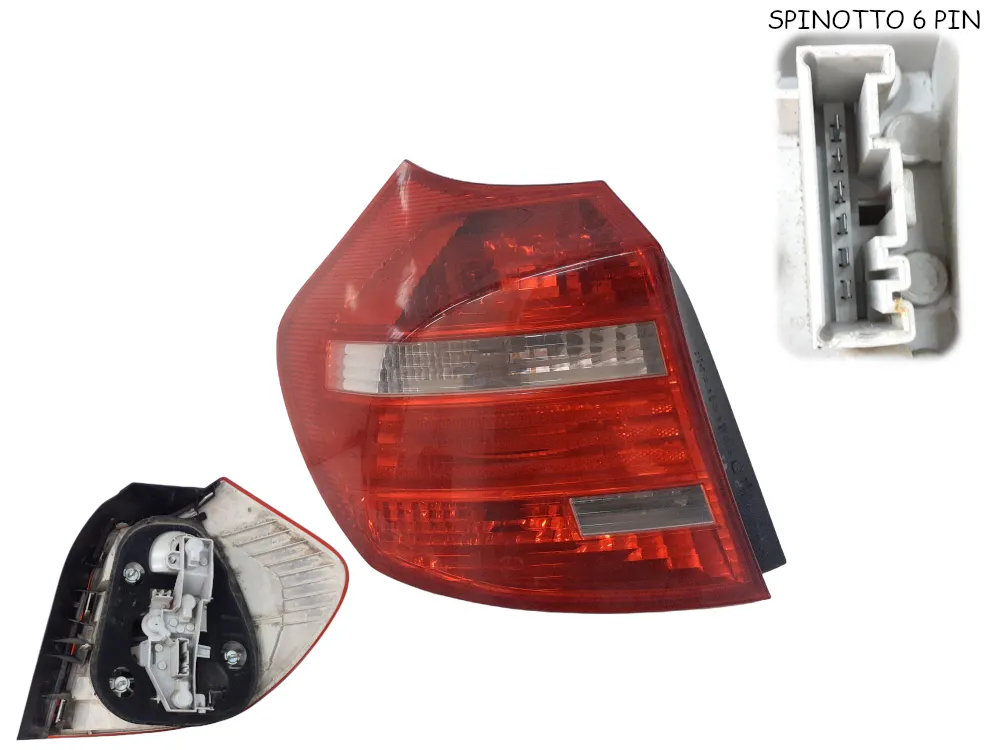 STOP FANALE POSTERIORE SINISTRO LATO GUIDA con codice 63210432621 da BMW Serie 1 Serie (E87) (04>07) 2000 Diesel 130 kW / 177 CV con codice motore N47D20A/N47 D20 A, N47 D20 C (2006)