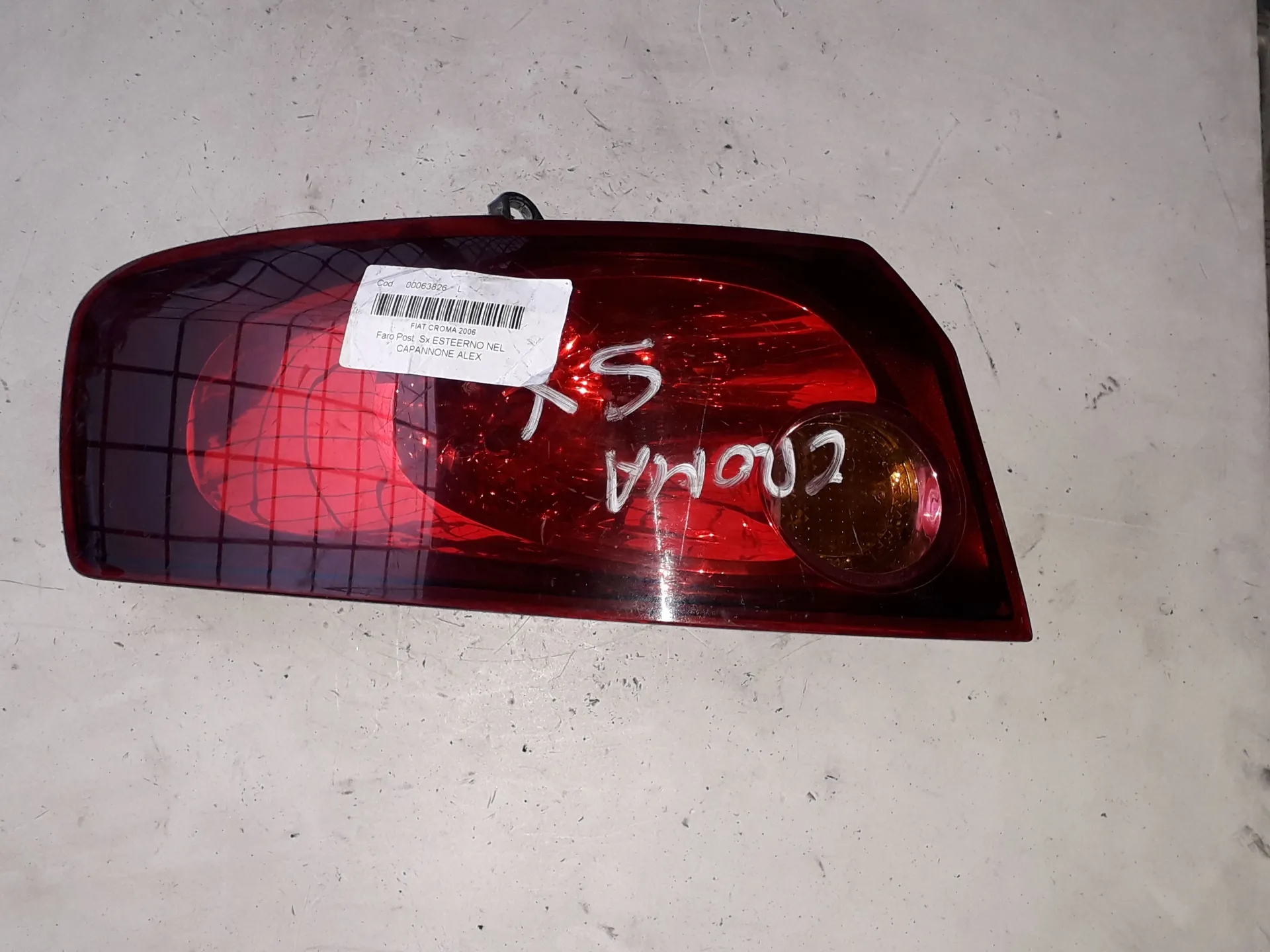 STOP FANALE POSTERIORE SINISTRO LATO GUIDA FIAT Croma 2Â° Serie Diesel