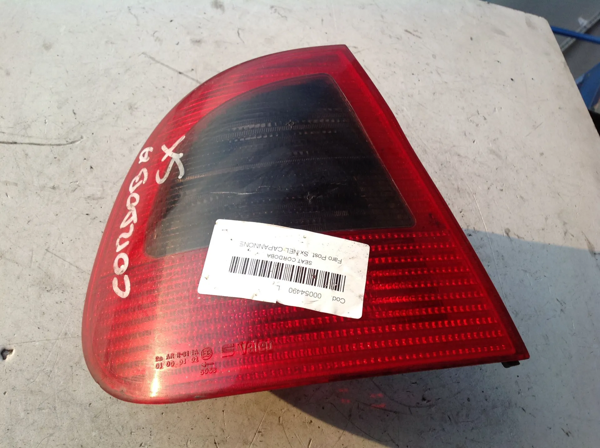 STOP FANALE POSTERIORE SINISTRO LATO GUIDA SEAT Cordoba Berlina 2Â° Serie Benzina
