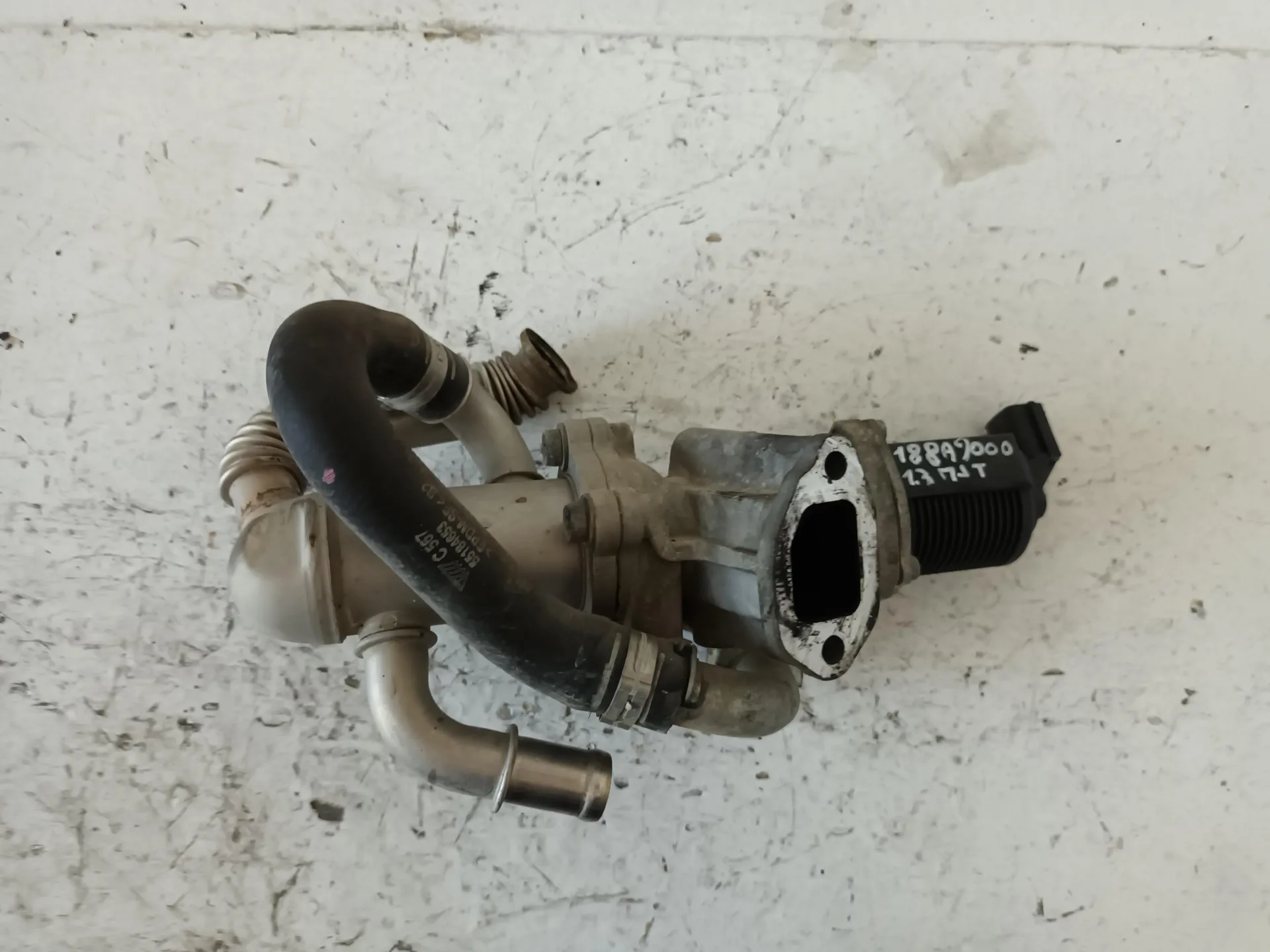 VALVOLA EGR con codice 55184653 da LANCIA Musa 1Â° Serie 1300 Diesel con codice motore 188A9000 (2006)