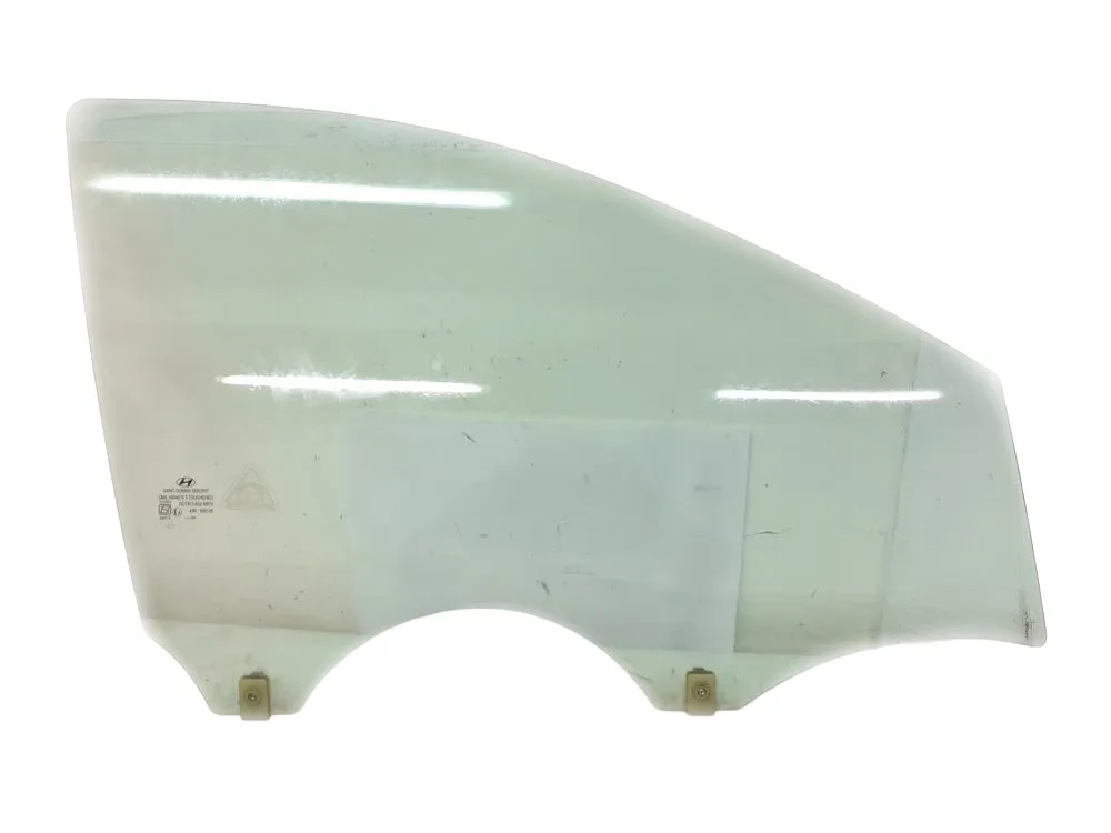 VETRO SCENDENTE ANTERIORE DESTRO con codice 824211J010 da HYUNDAI i20 1° Serie 1200 Benzina 57 kW / 78 CV con codice motore G4LA/G4LA (2009)