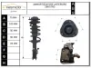 AMMORTIZZATORE ANTERIORE SINISTRO con codice 4852087422 da DAIHATSU Terios 1Â° Serie 1300 Benzina 63 con codice motore K3/K3 (2003)