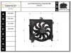 ELETTROVENTOLA con codice 24467442 / 0130303957 da OPEL Astra H Berlina 1700 Diesel 74 con codice motore Z17DTH/Z17DTH (2006)