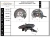 FUSELLO COMPLETO ANTERIORE SINISTRO con codice 4321252020 da TOYOTA Yaris Verso Serie (99>03) 1300 Benzina 63 con codice motore 2NZFE/2NZFE (2000)