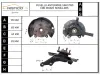 FUSELLO COMPLETO ANTERIORE SINISTRO con codice 4321252010 da TOYOTA Yaris Verso Serie (99>03) 1300 Benzina 63 kW / 86 CV (2000)
