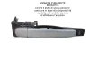 MANIGLIA ESTERNA ANTERIORE DESTRA con codice 9657619780 da PEUGEOT 307 Berlina 2000 Diesel 79 con codice motore RHS/RHS (2002)