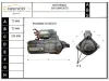 MOTORINO D' AVVIAMENTO con codice 7787354 da BMW X3 1Â° Serie 2000 Diesel 110 con codice motore 204D4/204D4 (2007)